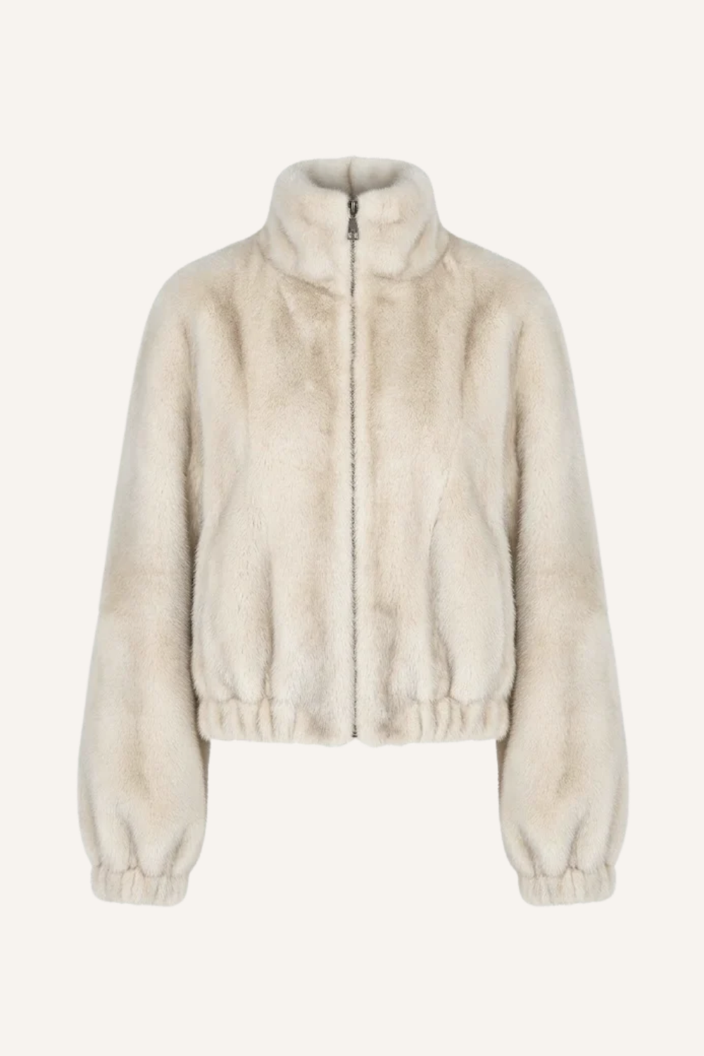Jacke in Creme