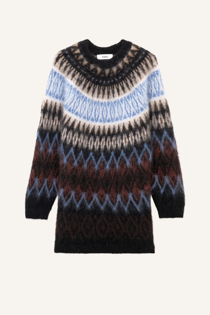 Kleid Folk aus Mohair