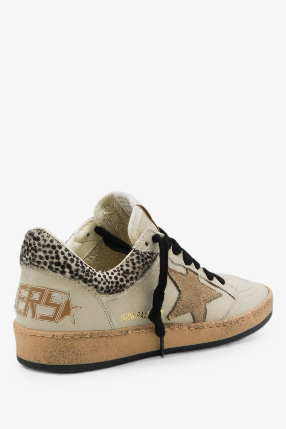 Sneaker Ball Star mit Leoparden-Print