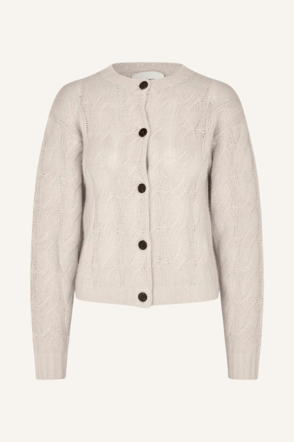 Strickjacke Karin Cable aus Waschbärwolle