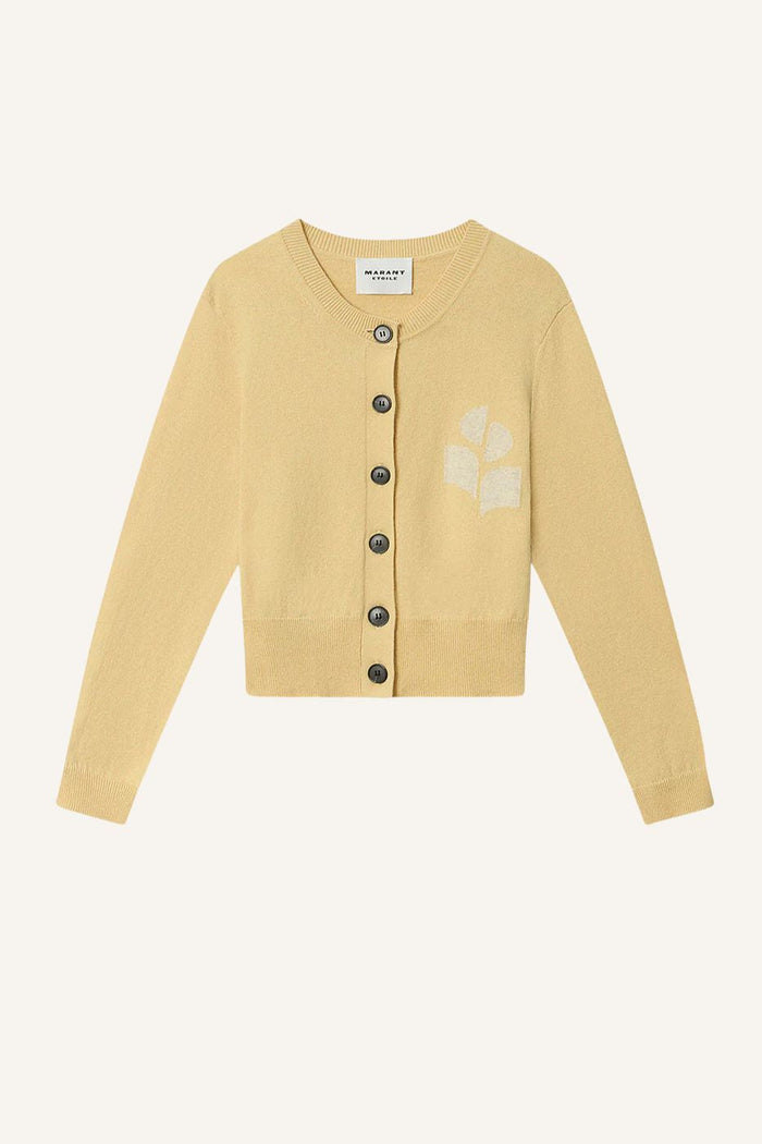 Cardigan Newton in Mustard