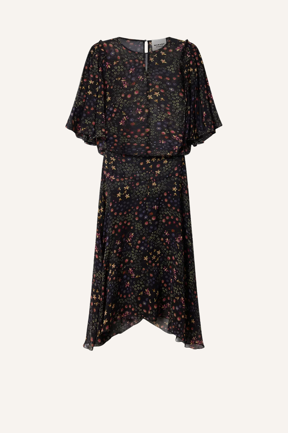 Kleid Firda in Black / Ecru