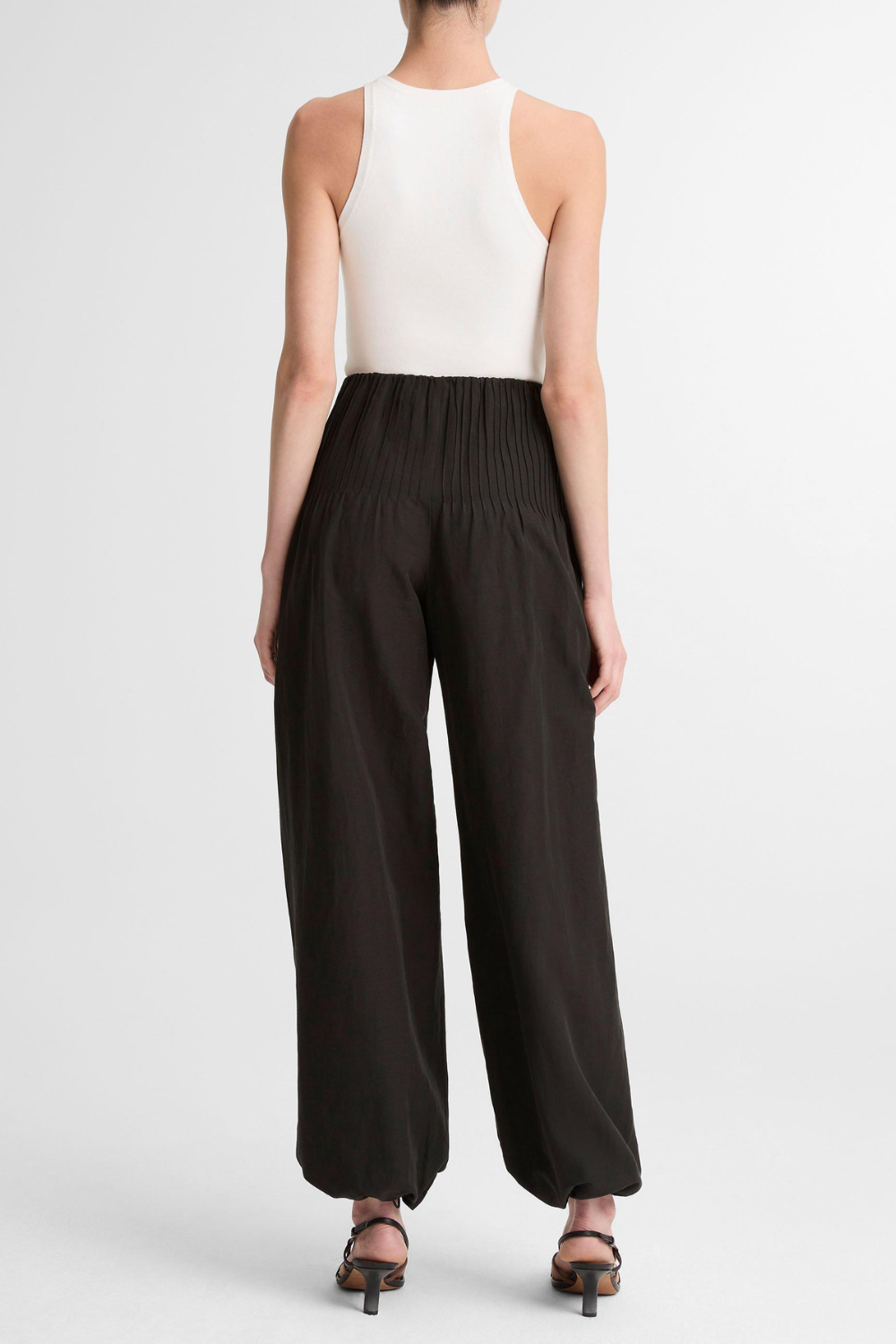 Hose Pintuck in Black