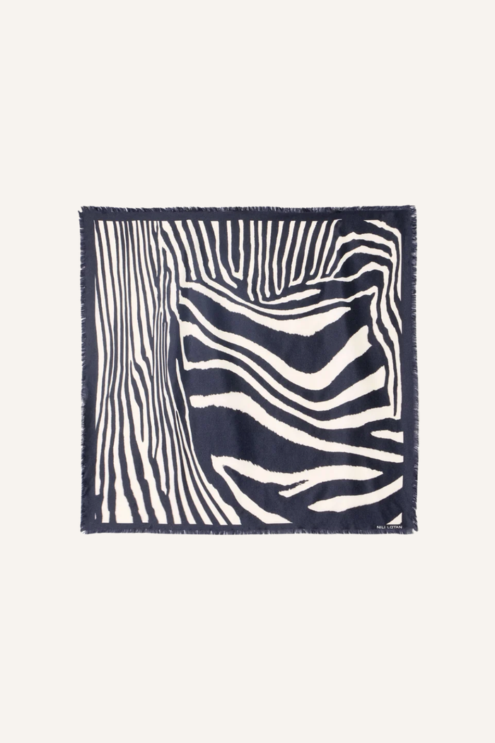 Schal Zebra aus Seide