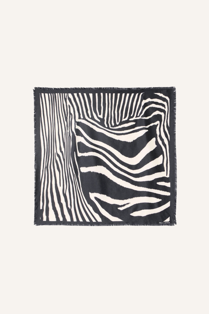 Schal Zebra aus Seide