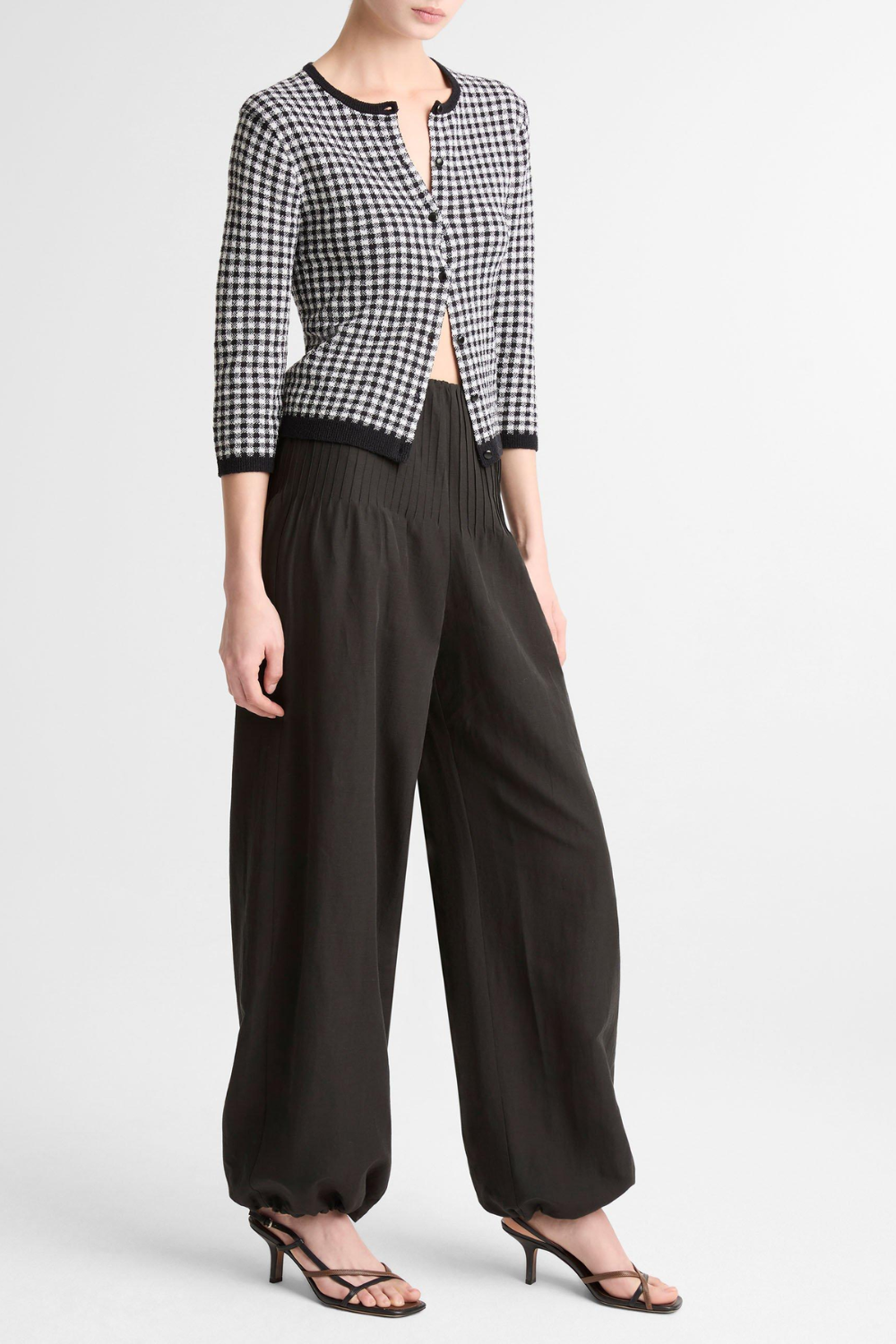 Hose Pintuck in Black