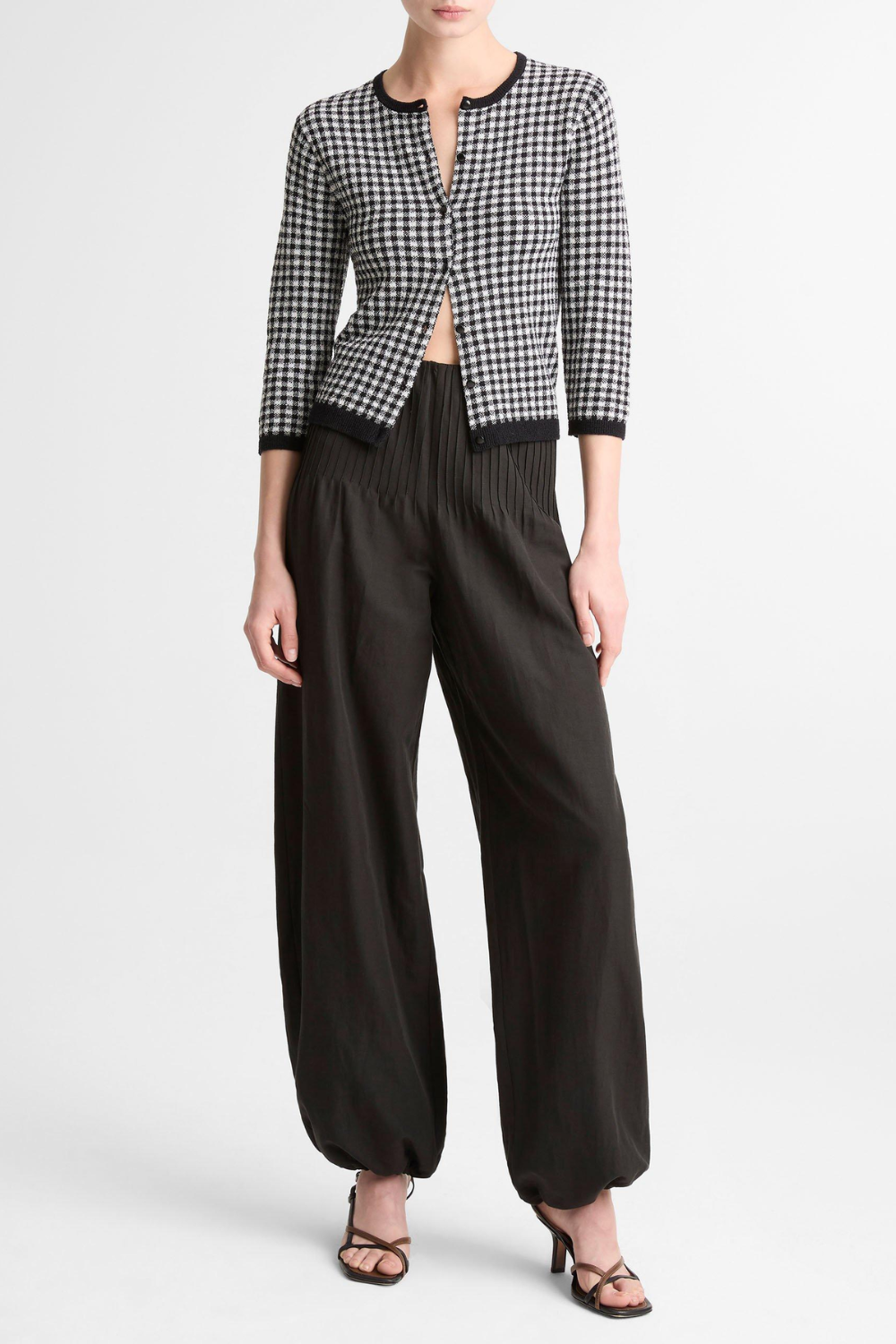 Hose Pintuck in Black