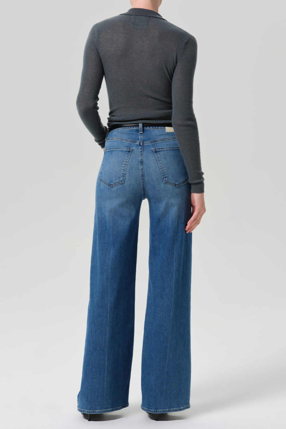 Jeans Lyra Long Wide Leg in Candelight