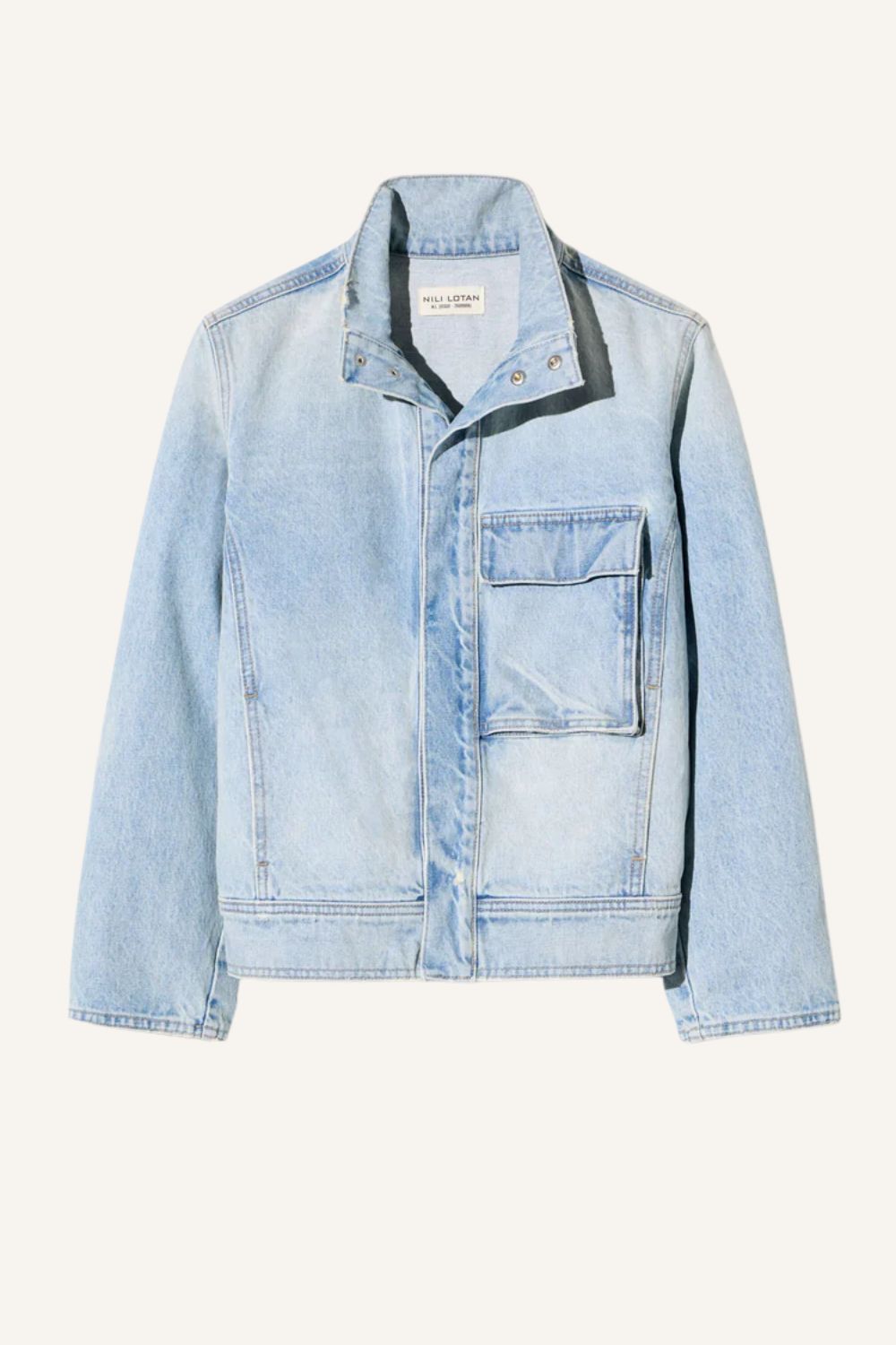 Oversized Denim-Jacke Marilou in Alice Wash