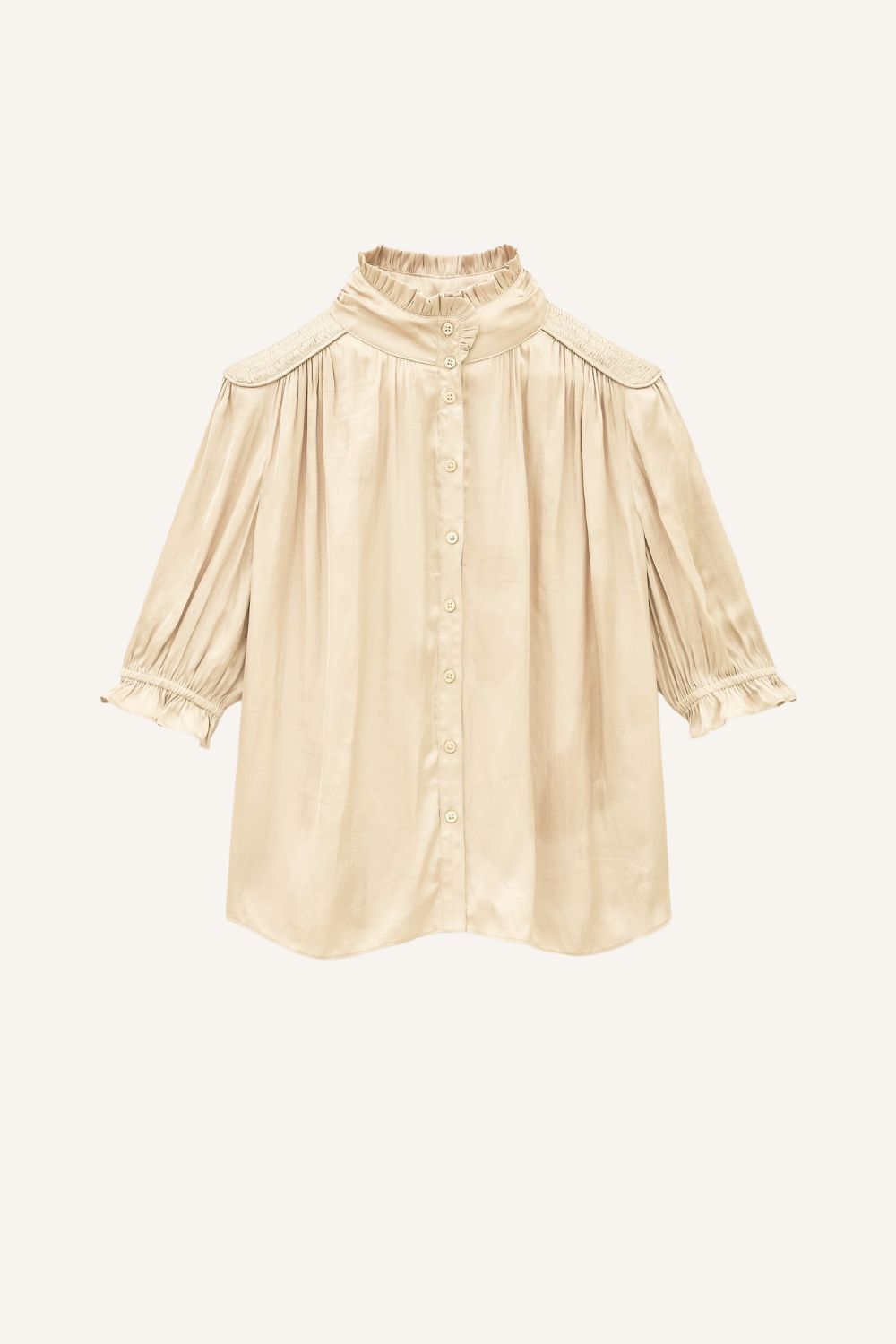 Bluse Camila in Greige