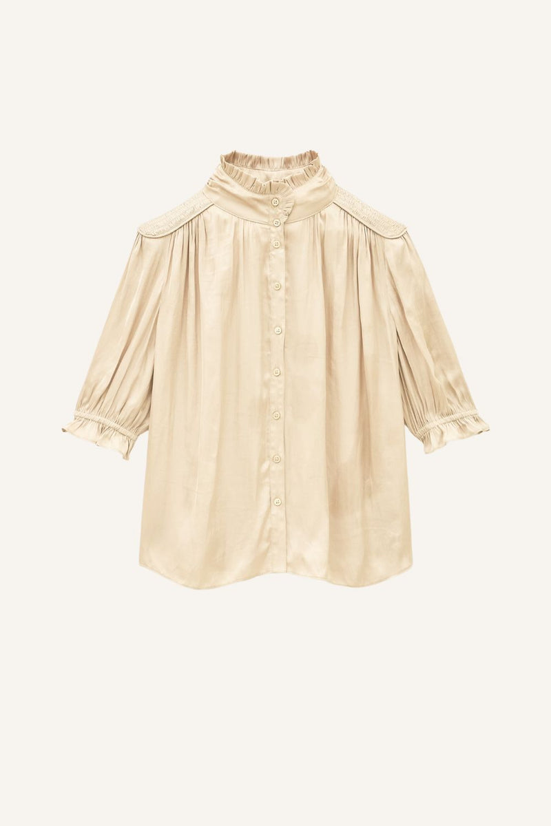 Bluse Camila in Greige