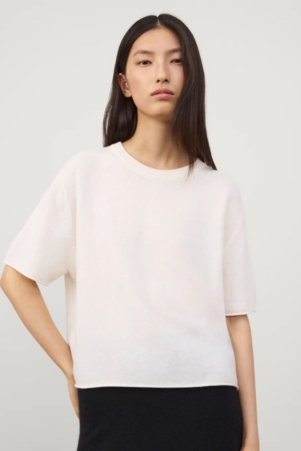 T-Shirt Cila in Cream