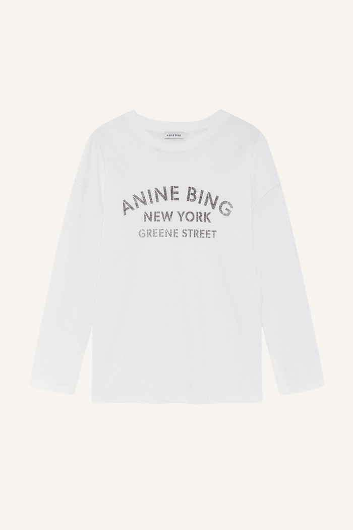Longsleeve New York in Ivory