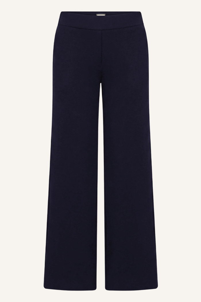 Hose Naley Italian Jersey in Dunkelblau