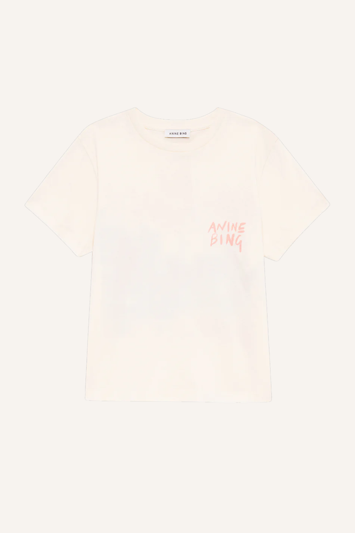 Tee Shelly Surfer in Washed Buttercream