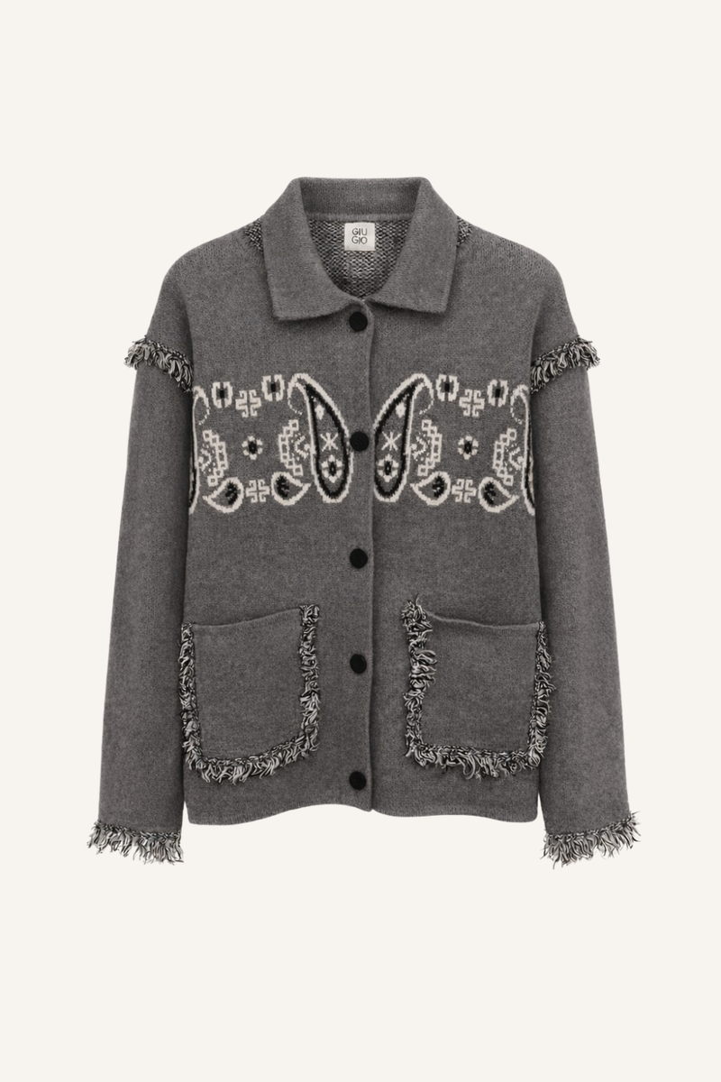 Strickjacke Alma in Grau