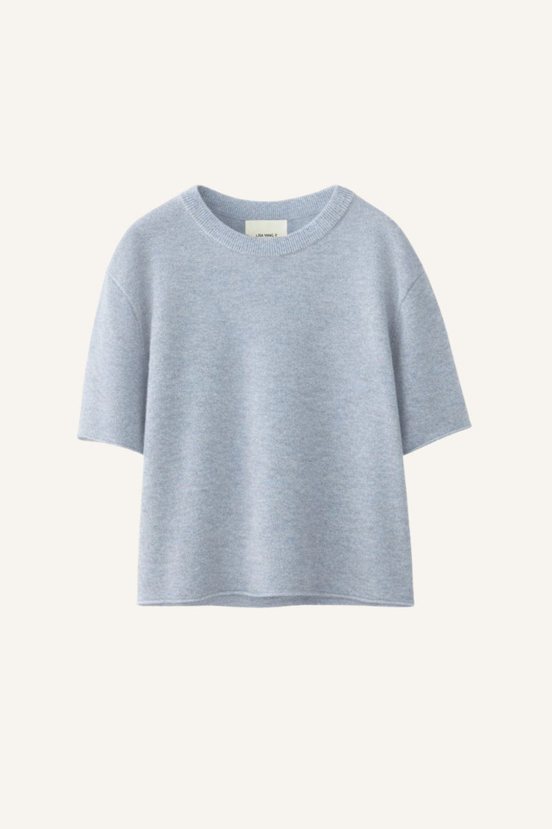 T-Shirt Cila in Misty Blue
