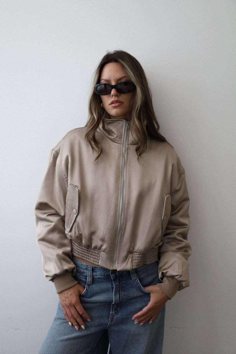 Bomberjacke Vento in Beige