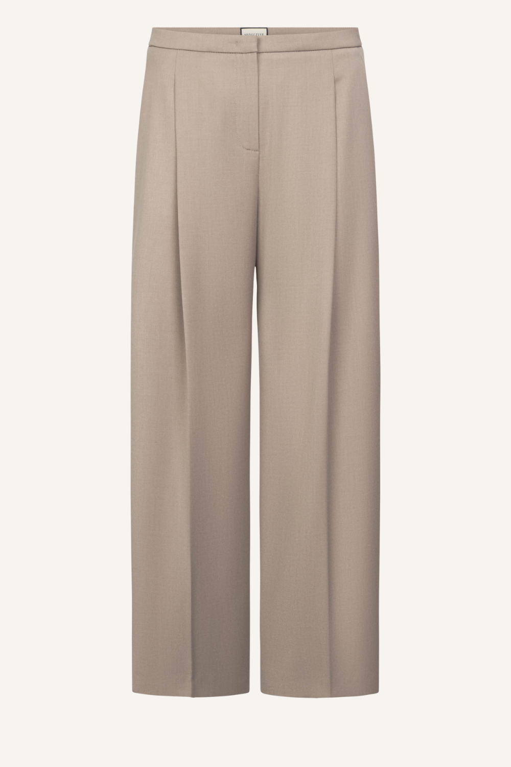 Hose Louella Optical Flannel Wool in Hanf