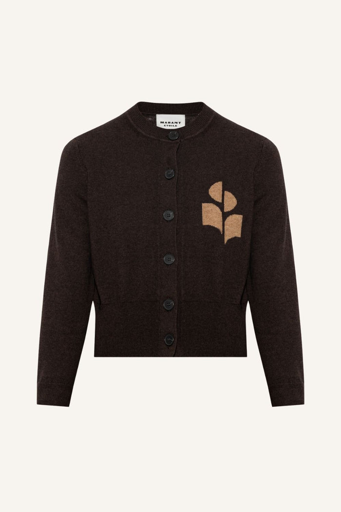 Cardigan Newton in Chocolate