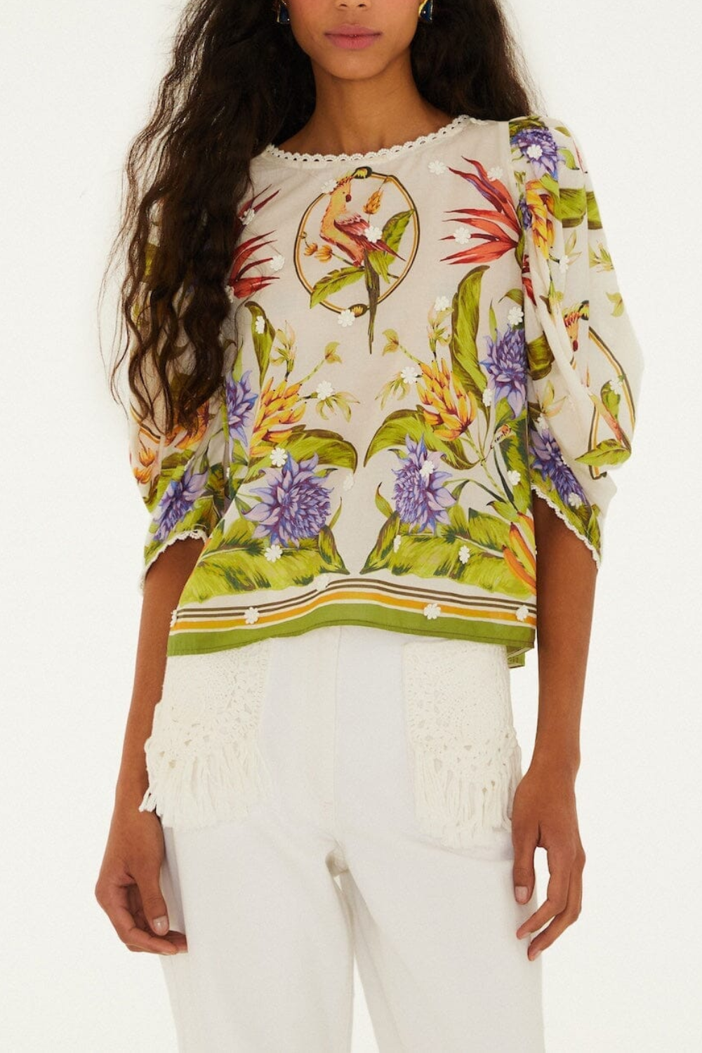Bluse Tropical Sand