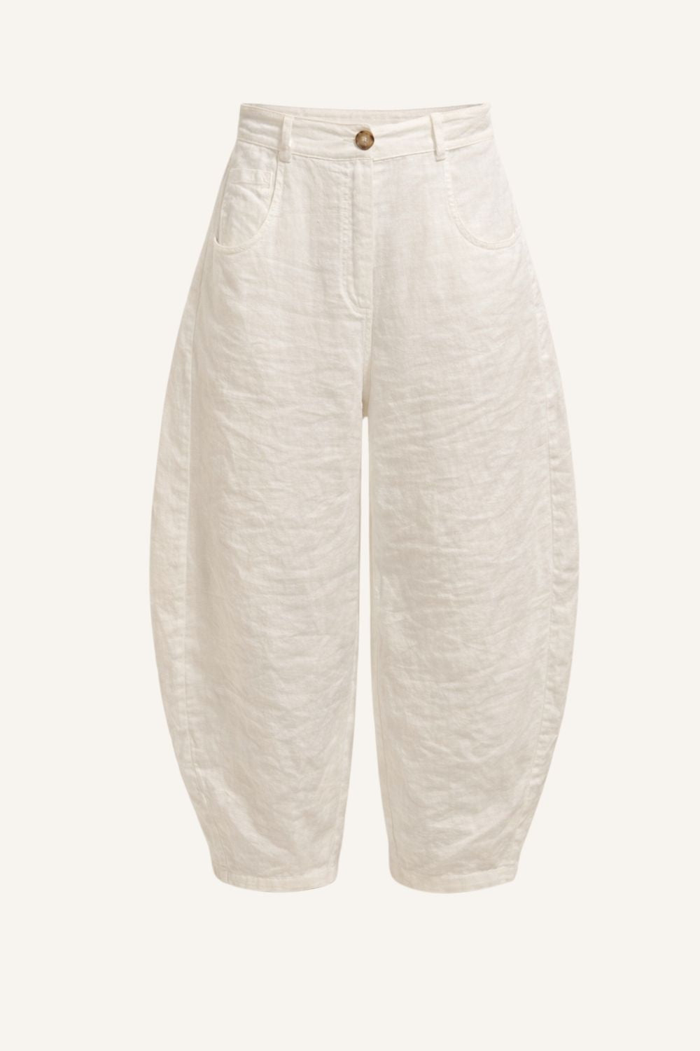 Leinenhose in Weiß