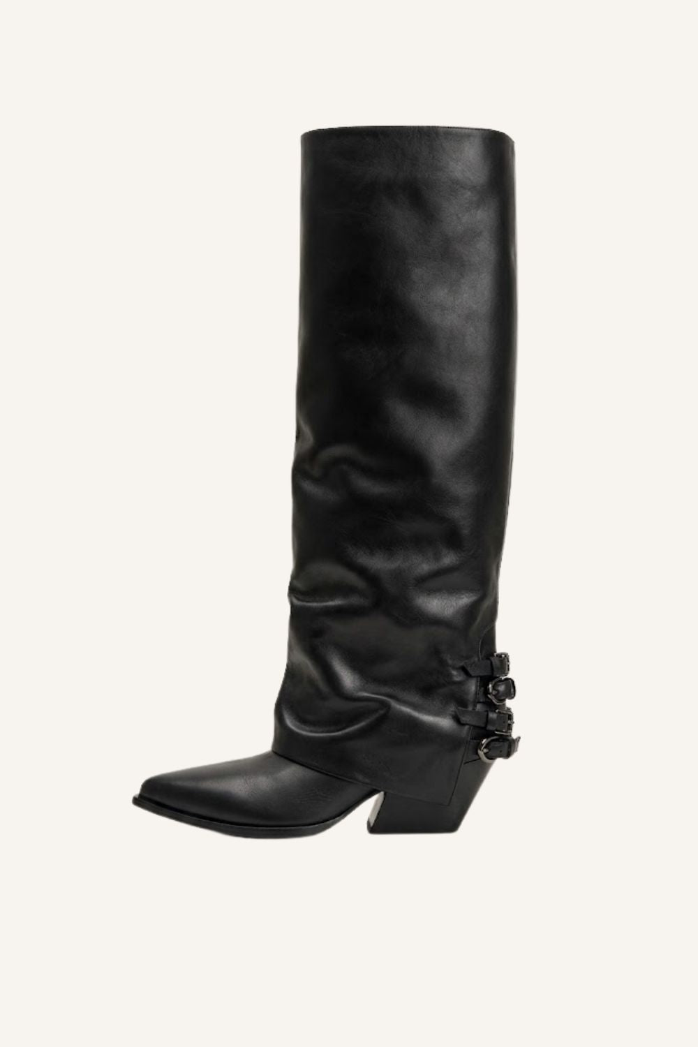 Stiefel Nature in Nero