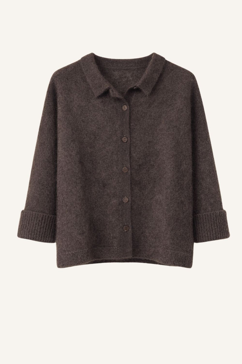 Cardigan in Espresso