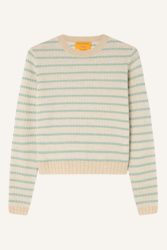 Sweatshirt Pebble Stripe aus Kaschmir