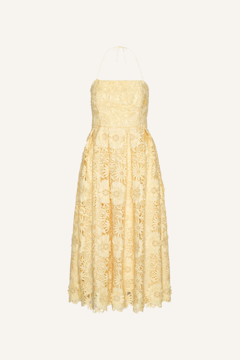 Kleid Midi 3D-Spitzen