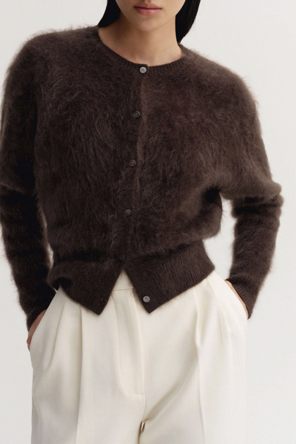 Strickjacke Coco aus Brushed Kaschmir