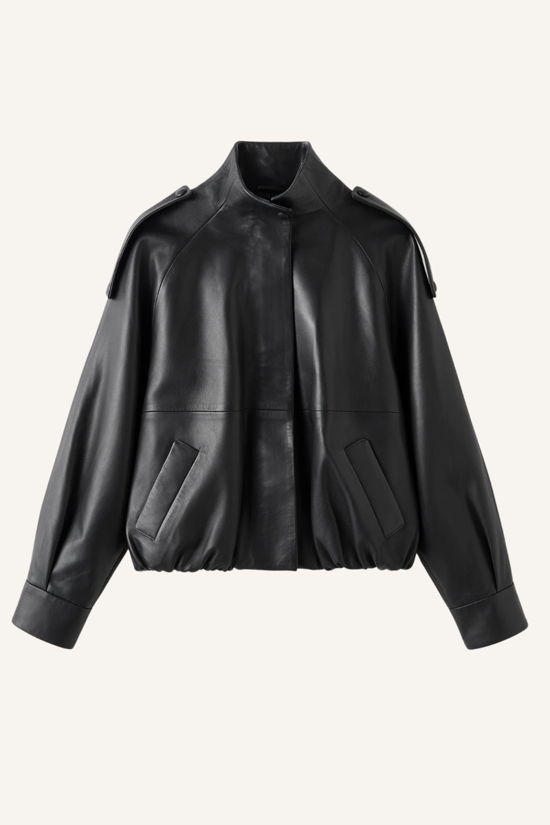Leder-Bomberjacke Mija aus Lammleder