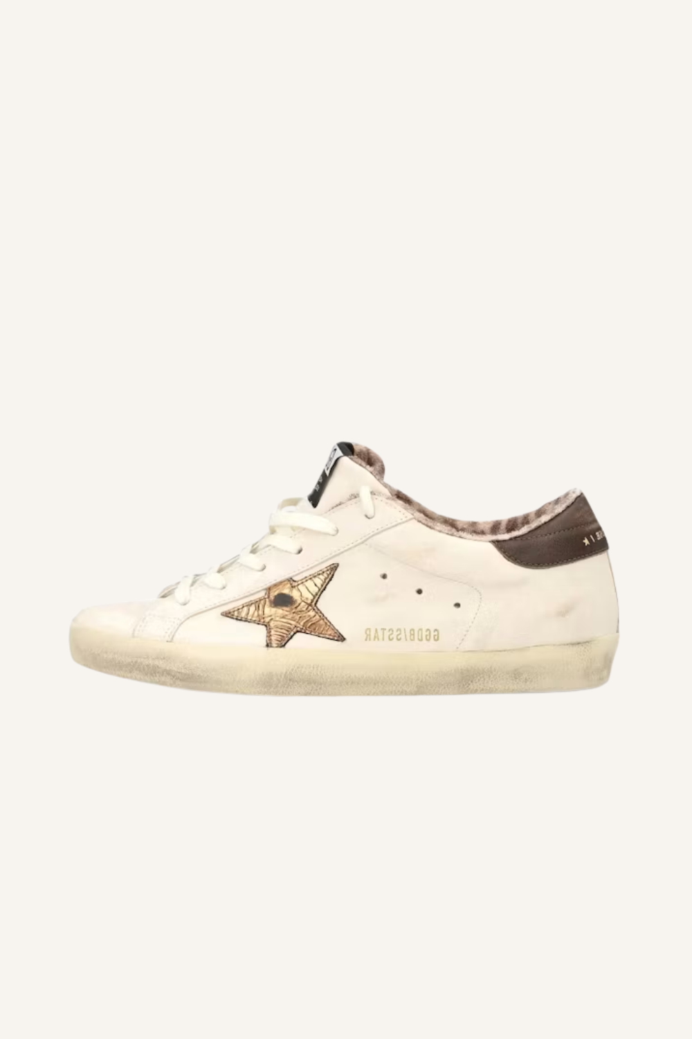Sneaker Super Star in Buttercream