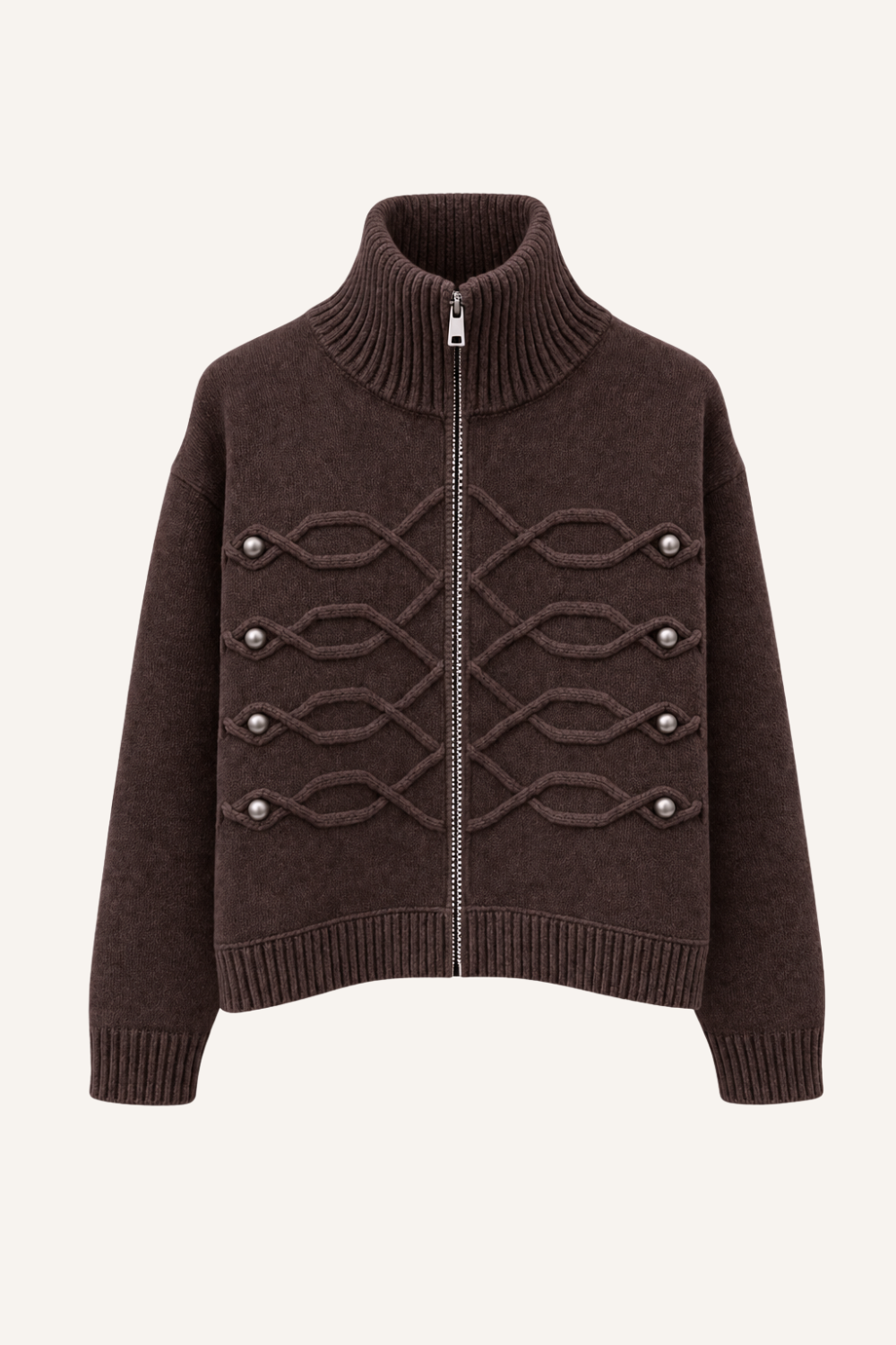 Jacke Napoleon in Marron