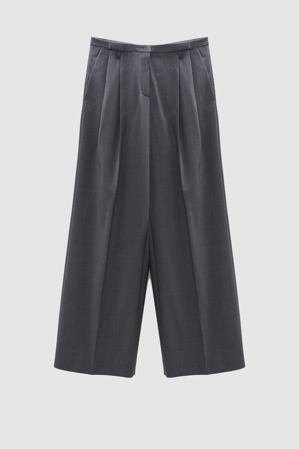 Modern Sophistication Pants Charcoal Melange
