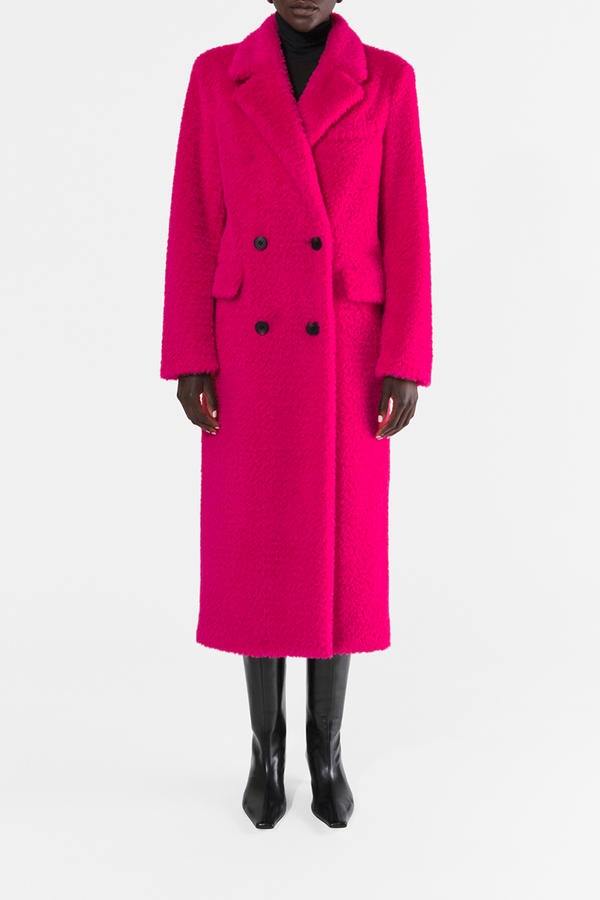 Astrid Coat Shocking Pink