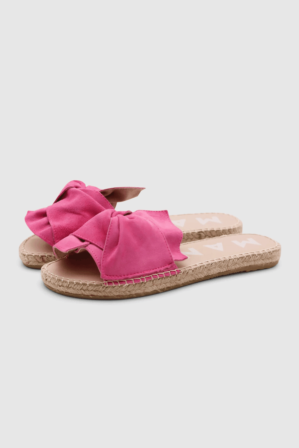 Sandals With Knot Bold Pink