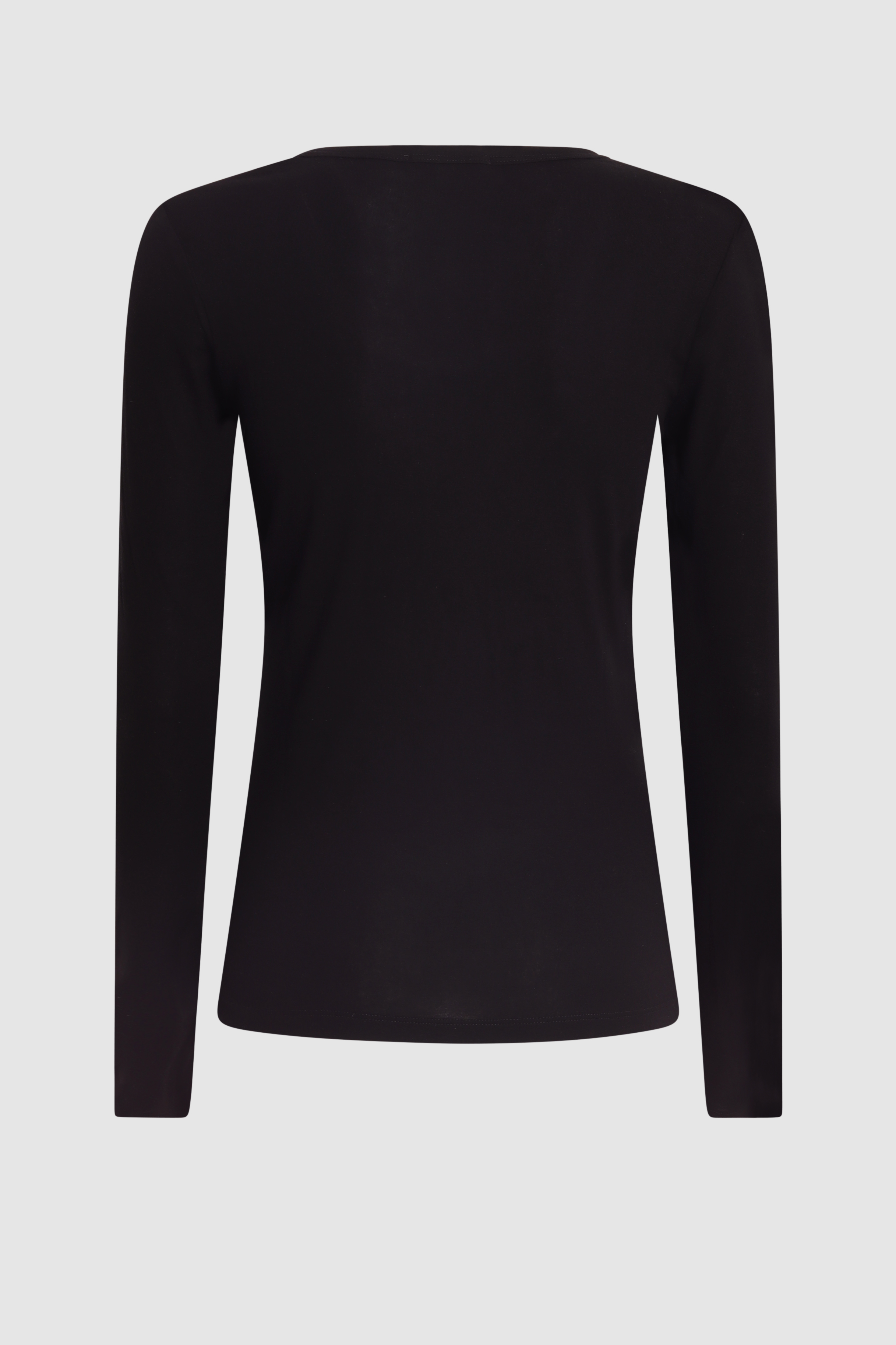 Bernice Neck Tee Black