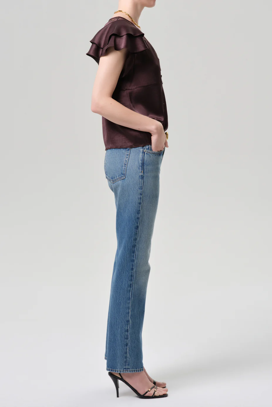 Jeans Savannah Cigarette in Patina
