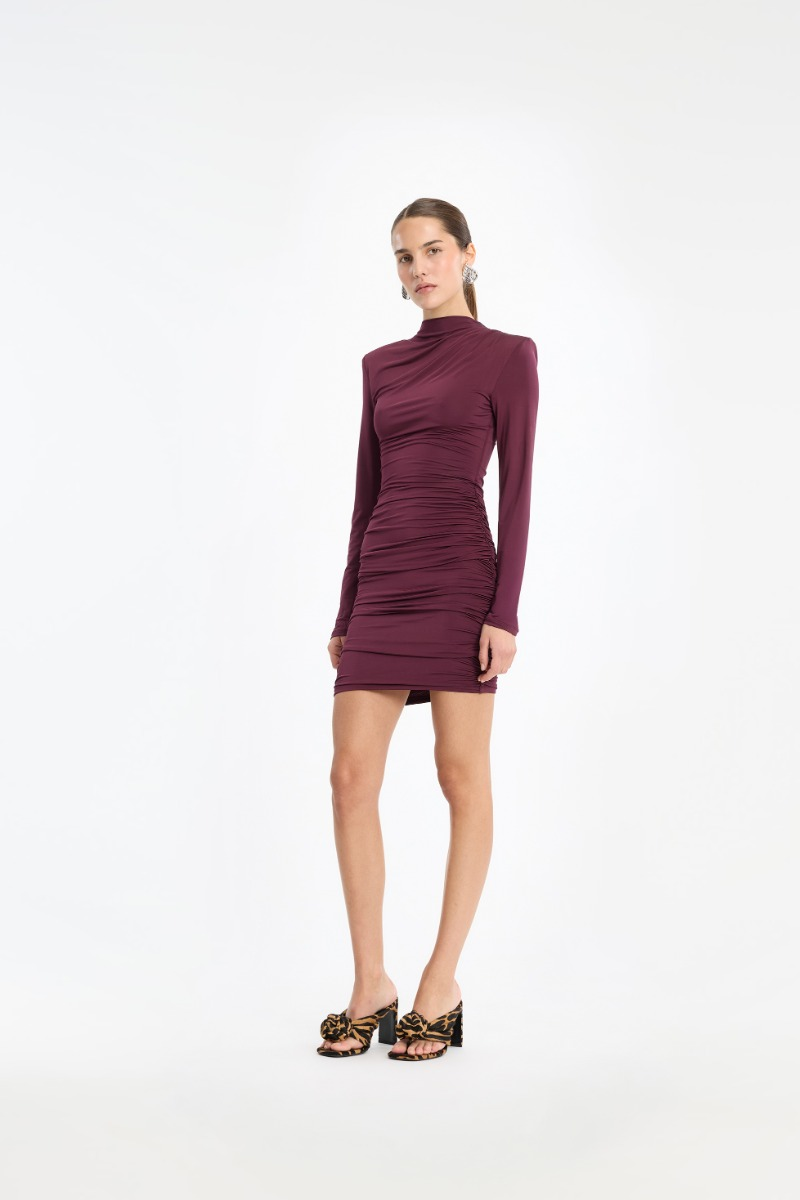 Kleid Drapey in Winetasting