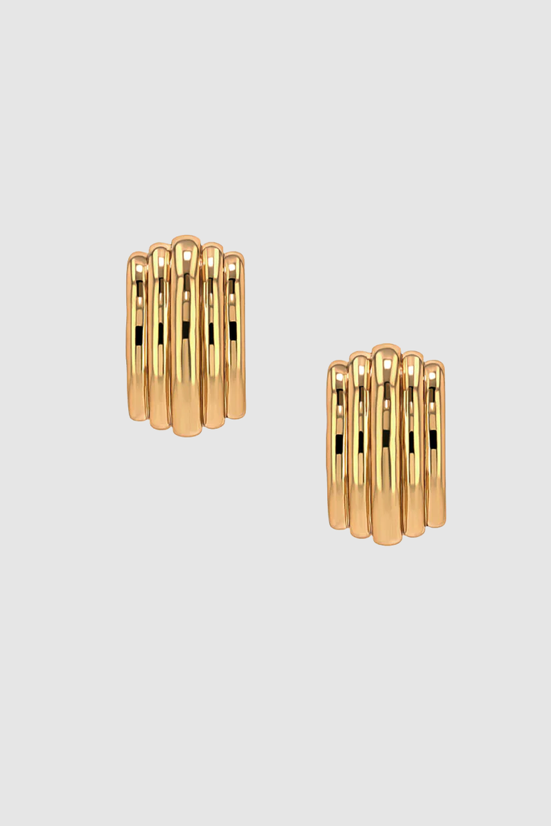 Ohrringe Chunky Ribbed