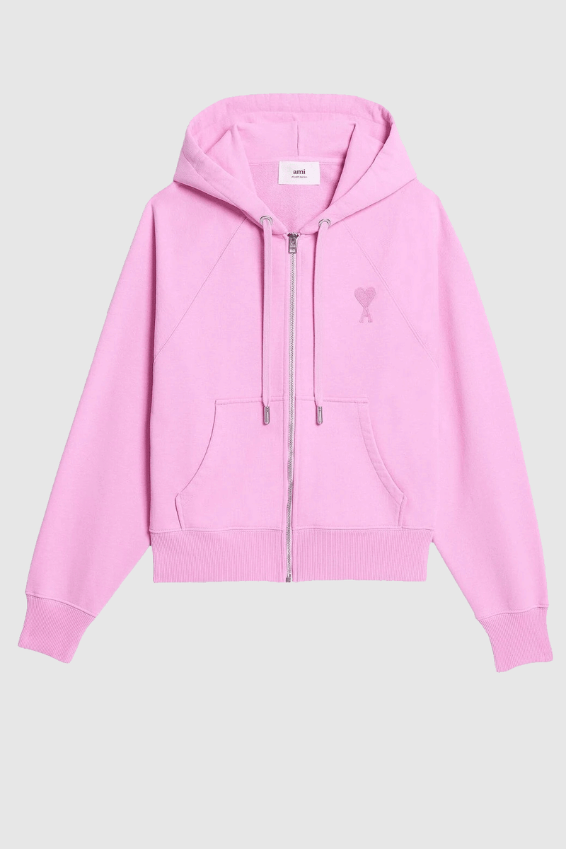 Tonal Zipped ADC Hoodie Candy Pink