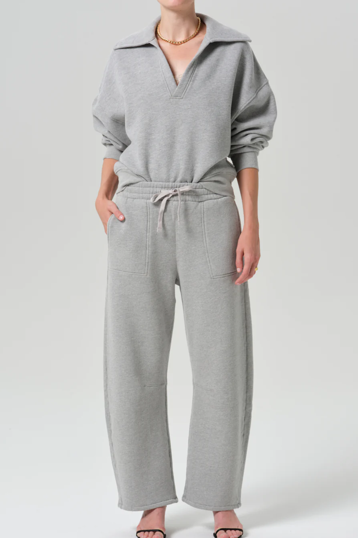 Freya Sweatpant in Heather Grey