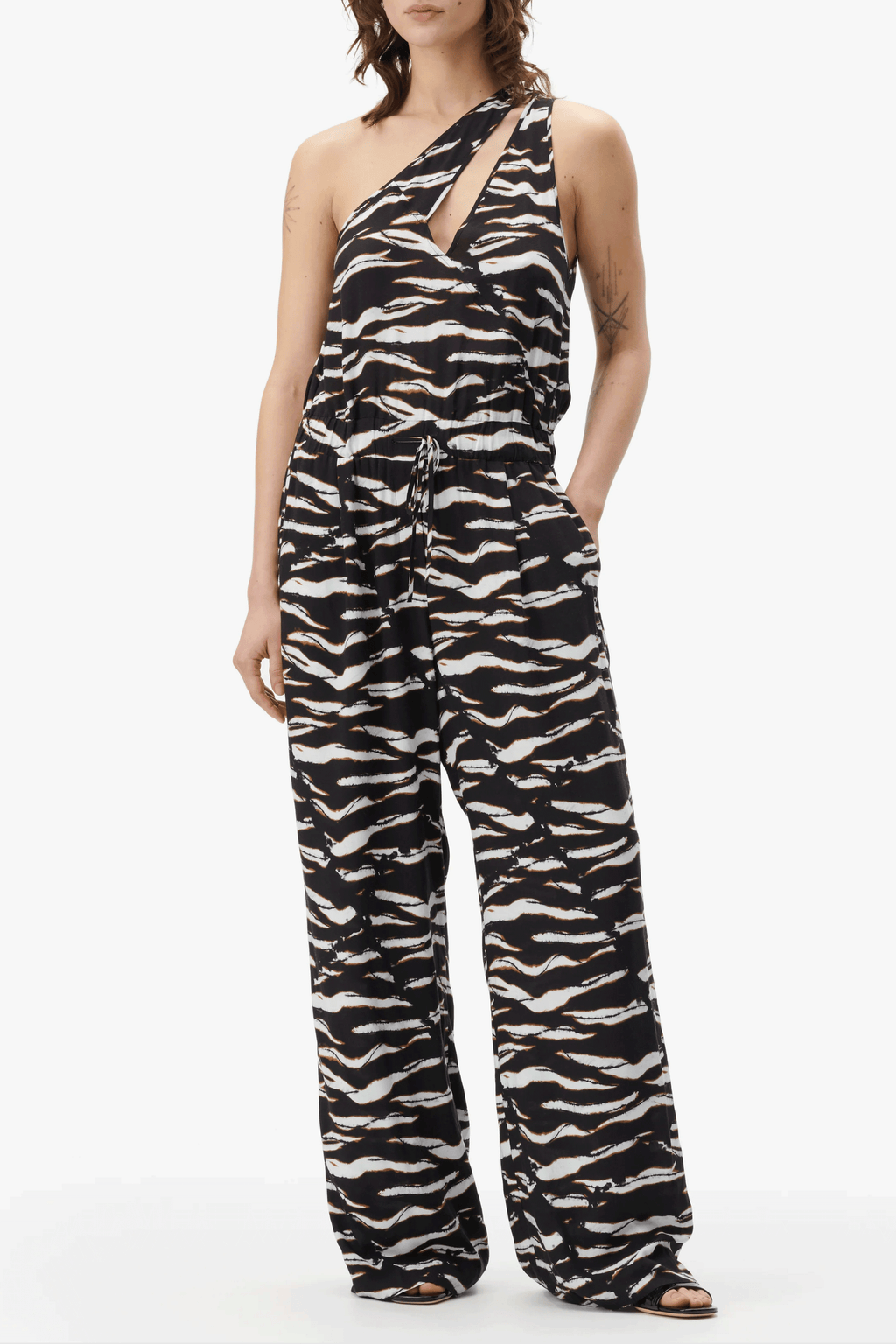 Jumpsuit Daliya Dark Zebra Wave