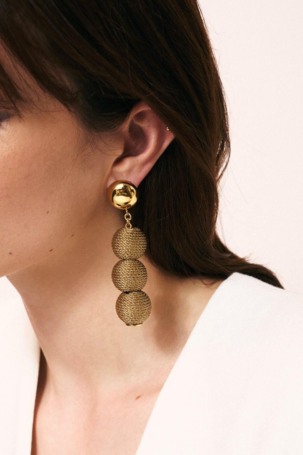 Ohrringe Wrapped Small Bead