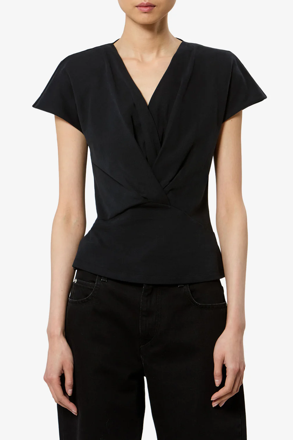 Tee Shirt Nadrine in Schwarz