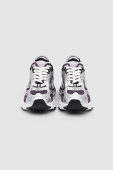Race Sneaker Patent Silver/ Black/ Plum