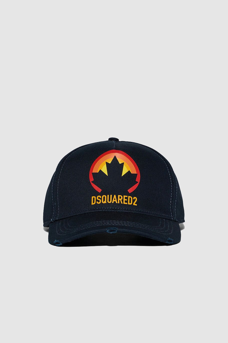 Sunset Leaf Baseball Cap Black