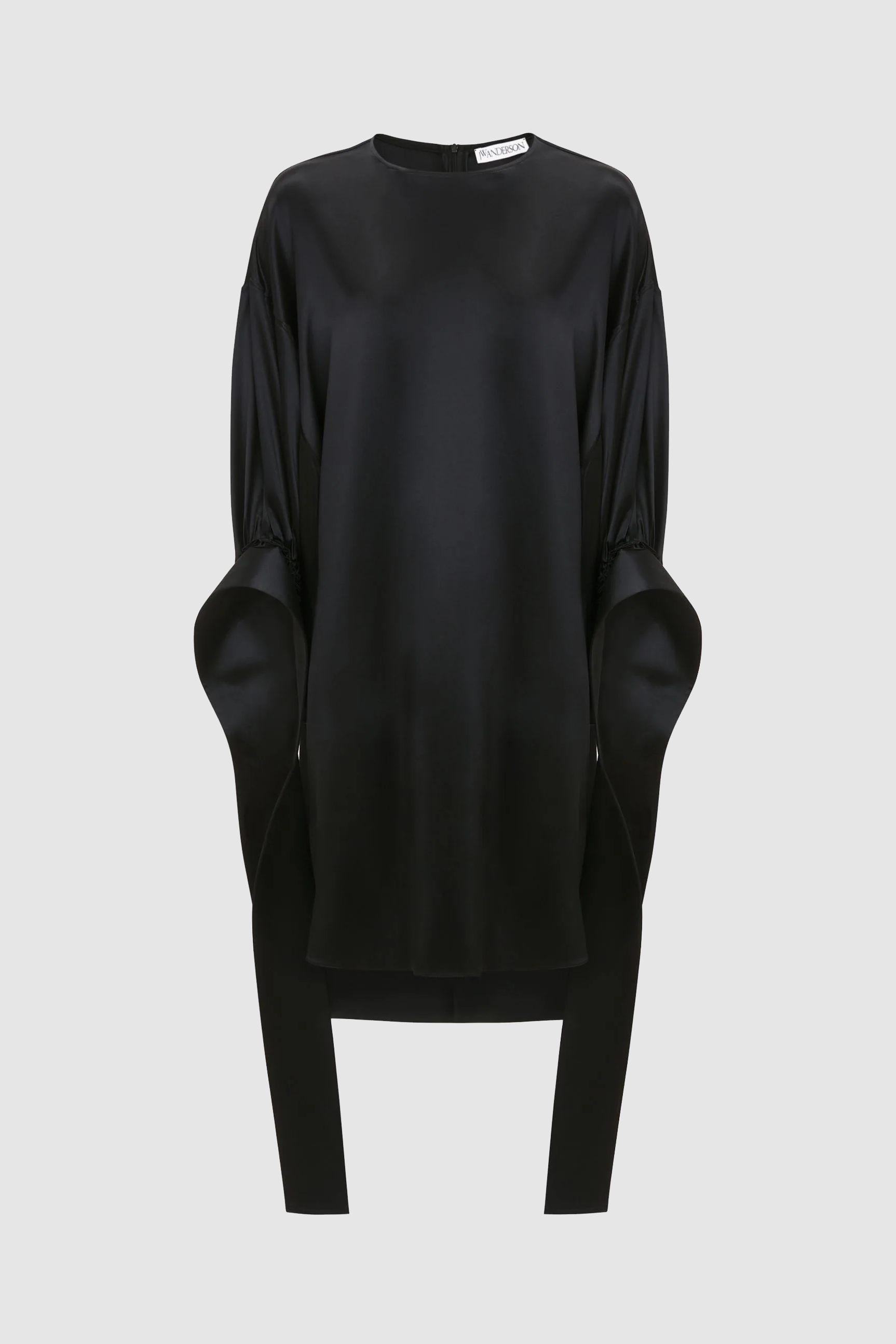 Tab Sleeve Dress Black