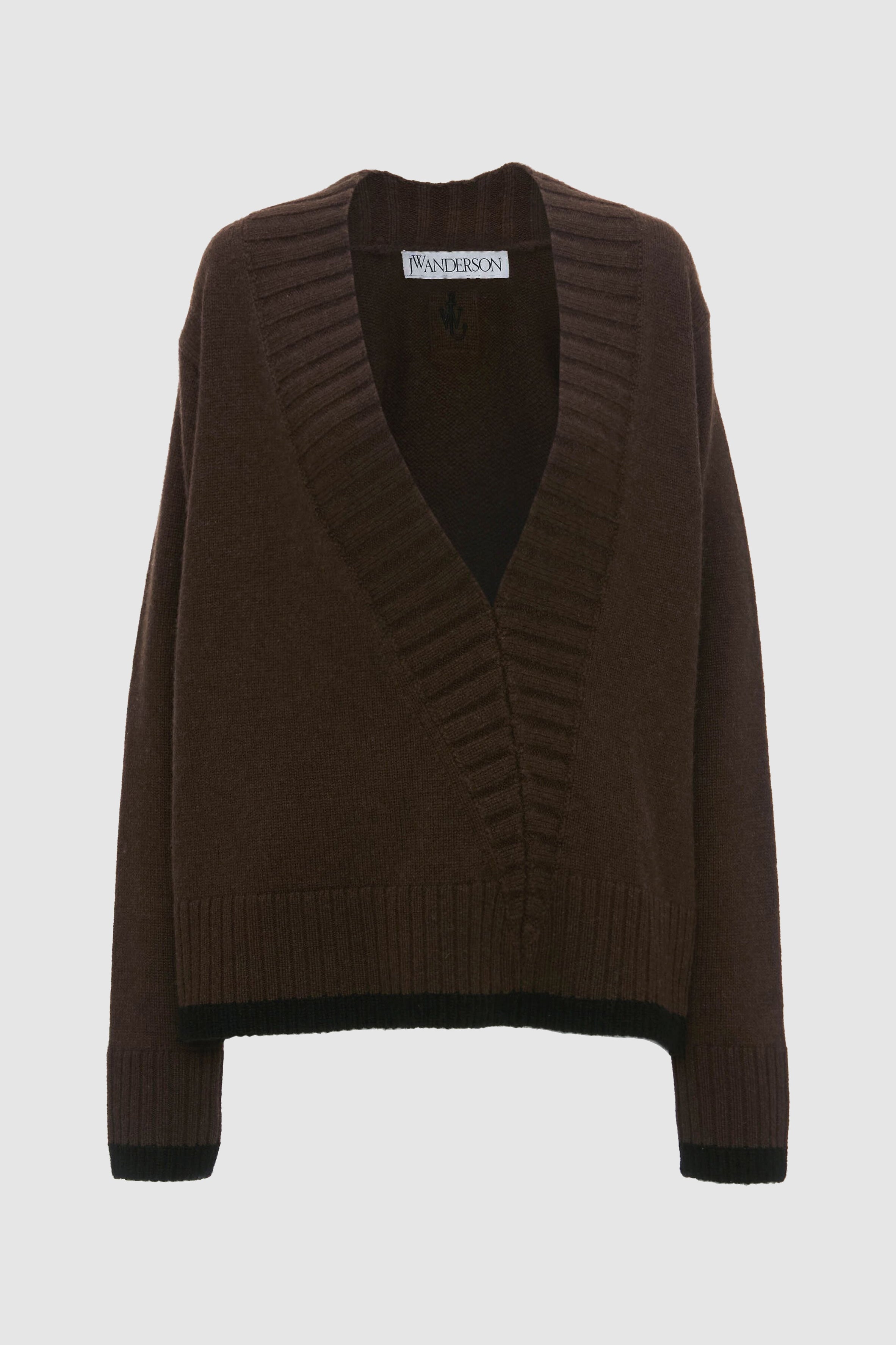 Pullover Slanted V Neck